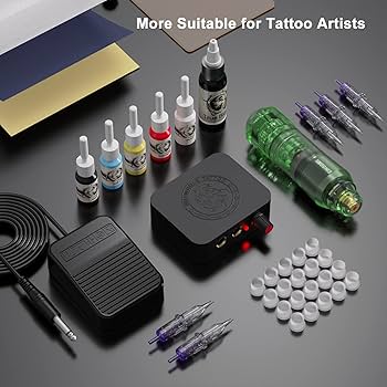 Wormhole Tattoo タトゥーペンセット Amazon.com: Tattoo Kit, Wormhole Tattoo Practice Pen Kit